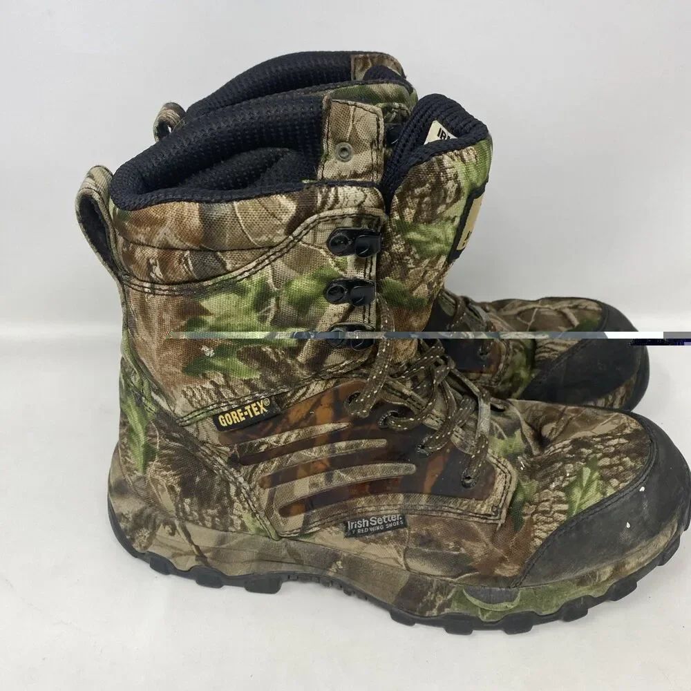 Irish Setter Camo Waterproof Hunting Boots Men's Size 11D
